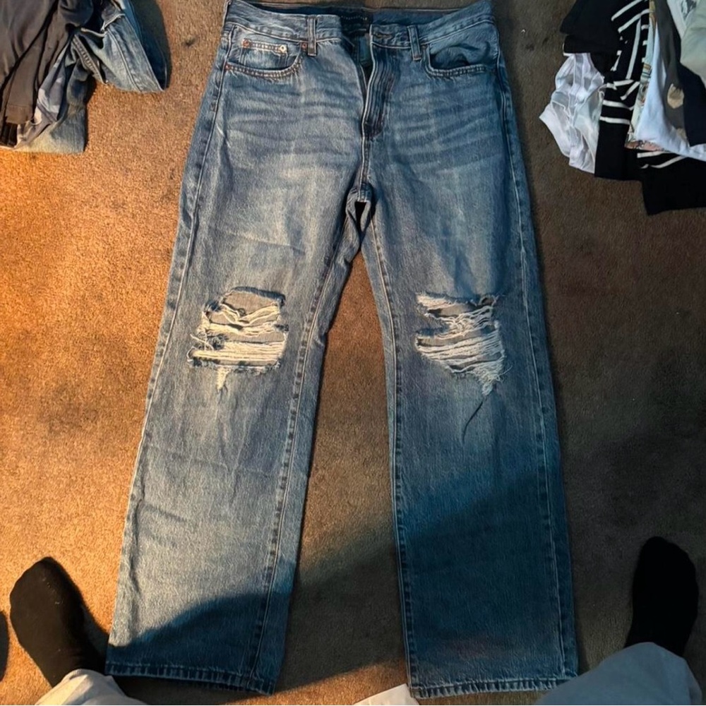 Aeropostale Men's Relaxed Blue Jeans